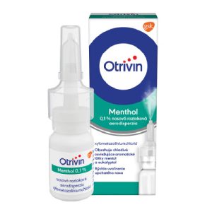 Otrivin Menthol 0,1 %, nosový roztokový sprej, 10 ml