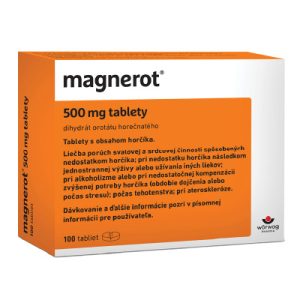 magnerot 500 mg, 100 tbl