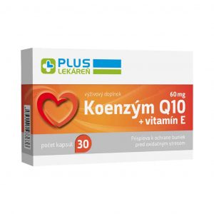 Koenzým Q10 60 mg + E, 30 cps